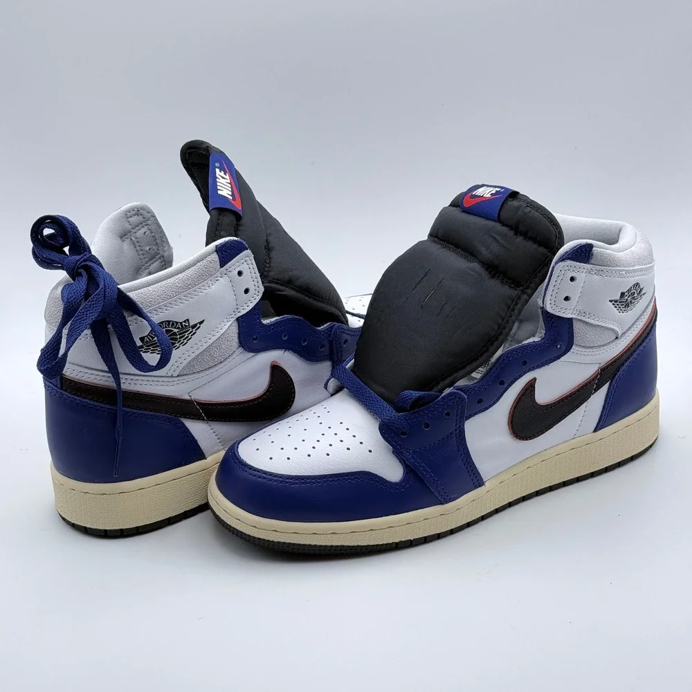 Nike Air Jordan 1 Retro High OG GS Rare Air FD1437-100 Youth 6Y 2 laces sticker